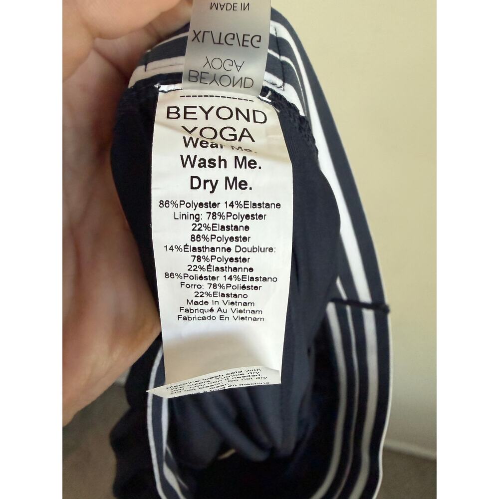 Beyond Yoga If You Pleats Mini Tennis Skort Navy Blue Women's Size XL NWT - Picture 9 of 9